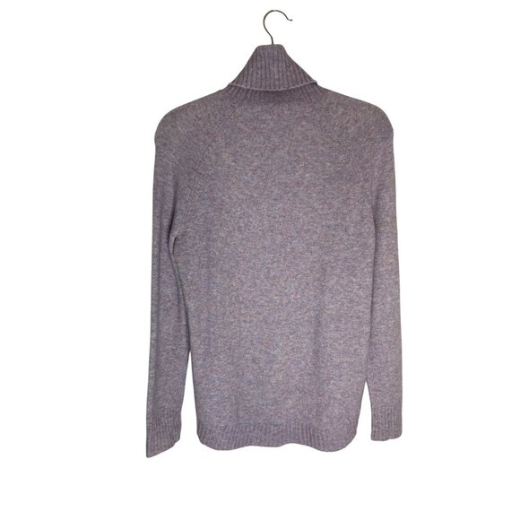 J.Crew Turtleneck Sweater Supersoft Wool Alpaca Blend Lilac-sz XS - Picture 8 of 9